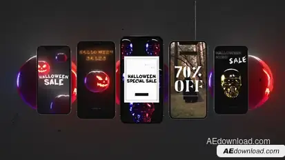 Halloween Stories Product Promo template preview