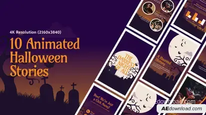 Halloween Stories Openers template preview