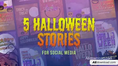 Halloween Stories Openers template preview