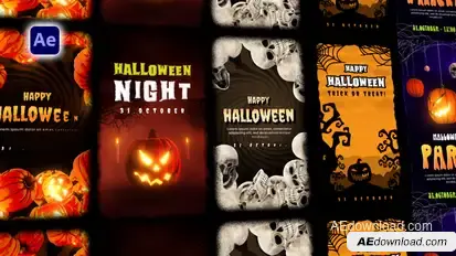 Halloween Stories Pack Openers template preview