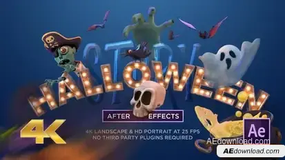 Halloween Story Greeting Openers template preview