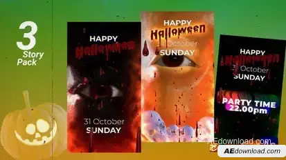 Halloween Story Pack Openers template preview