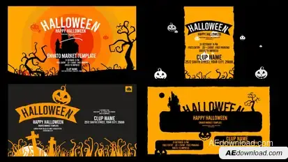 Halloween Ver_03 Titles template preview