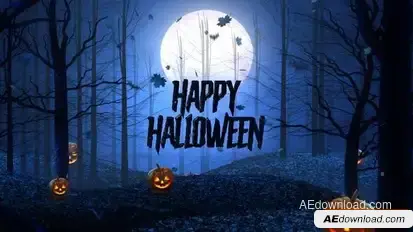 Halloween Woods Opener Openers template preview