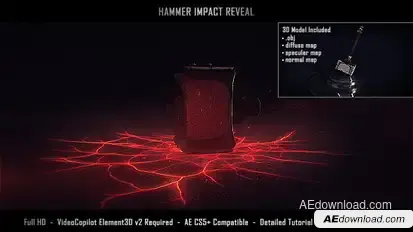 Hammer Impact Reveal Openers template preview