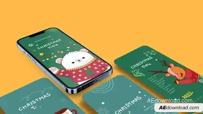 Hand Draw Christmas Instagram Reel Openers template preview