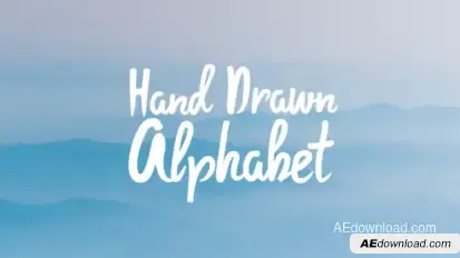 Hand Drawn Alphabet Titles template preview