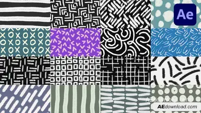 Hand Drawn Background 2 | After Effects Elements template preview