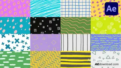 Hand Drawn Background | After Effects Elements template preview