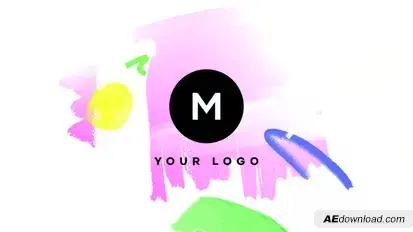 Hand Drawn Brush Logo Logo Stings template preview