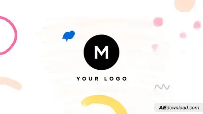 Hand Drawn Brush Minimal Logo Logo Stings template preview