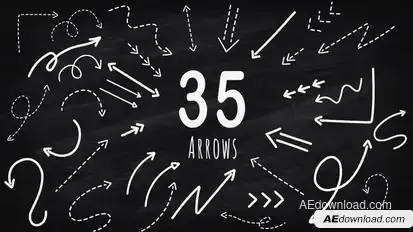 Hand Drawn Elements / Arrows Pack Elements template preview