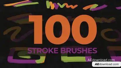 Hand Drawn Elements / Stroke Scribble Brush Pack Elements template preview