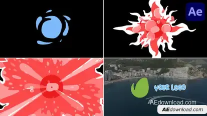 Hand-Drawn Logo for After Effects Logo Stings template preview