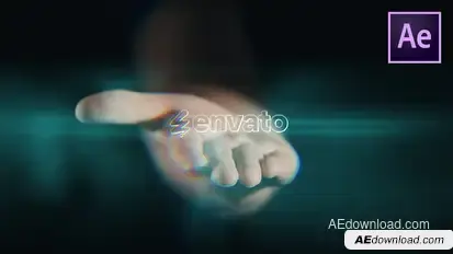 Hand Logo Reveal Logo Stings template preview