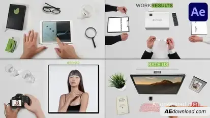 Hand-Made Presentation On Screen Scenes for After Effects Openers template preview
