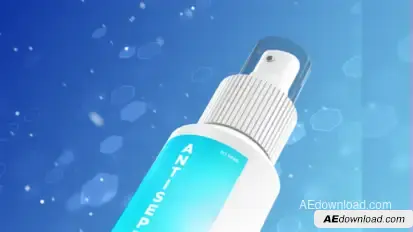 Hand Sanitizer Mockup Intro Product Promo template preview