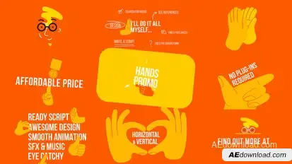 Hands Promo Openers template preview
