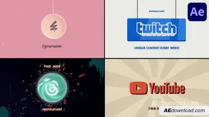 Hands Typography Logo | After Effects Logo Stings template preview