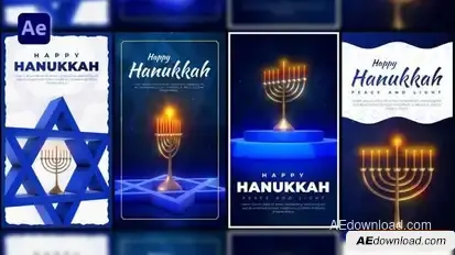 Hanukkah Stories Pack Openers template preview