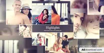 Happy and smiling Video Displays template preview