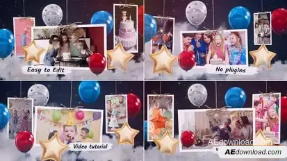 Happy Birthday Openers template preview