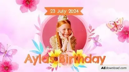 Videohive Happy birthday 51777969 Video Displays template preview