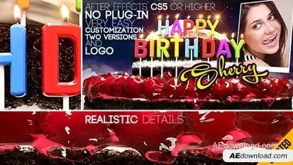 Happy Birthday All Languages Openers template preview