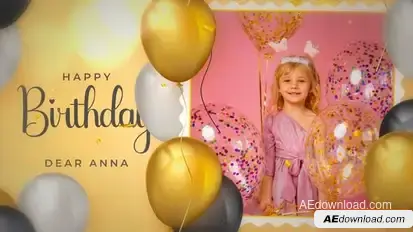 Happy Birthday II Openers template preview