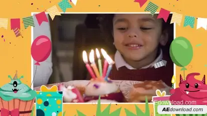 Happy Birthday Slideshow2 Elements template preview