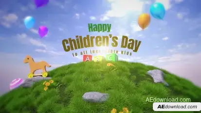 Happy Children's Day Openers template preview