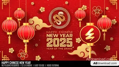 Happy Chinese New Year Openers template preview
