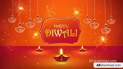 Happy Diwali Festival Wishes Openers template preview
