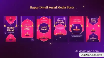 Happy Diwali Social Media Posts Product Promo template preview