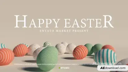 Happy Easter 0.3 Easter template preview