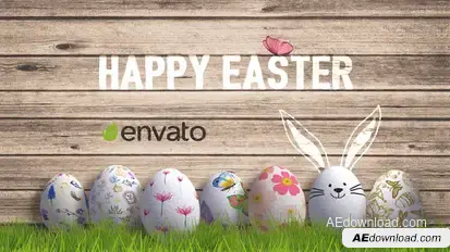 Happy Easter | After Effects Template Easter template preview