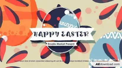 Happy Easter Easter template preview