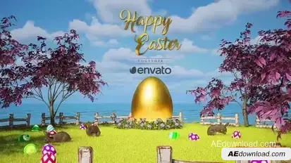 Happy Easter Easter template preview