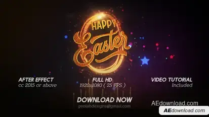Happy Easter Opener Easter template preview