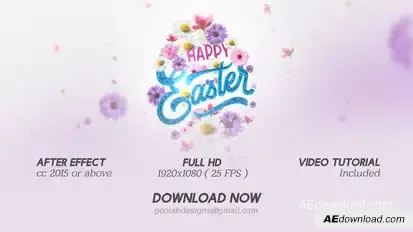 Happy Easter Opener Easter template preview