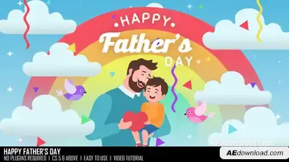 Happy Fathers Day Openers template preview