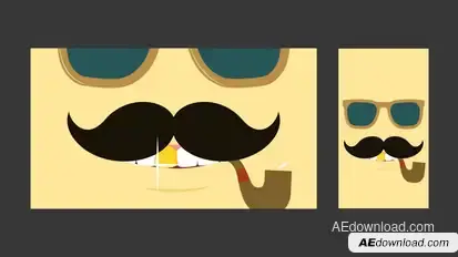Happy Fathers Day Logo Stings template preview