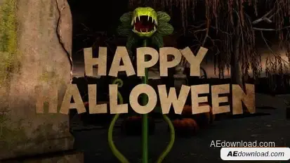 Happy Halloween Intro Openers template preview