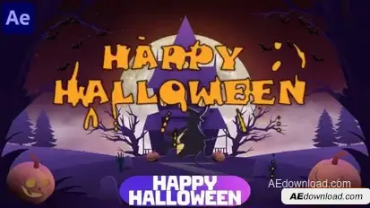 Happy Halloween Intro Openers template preview