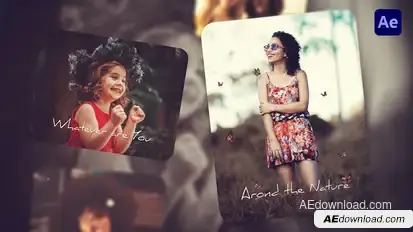 Happy Memories Video Displays template preview