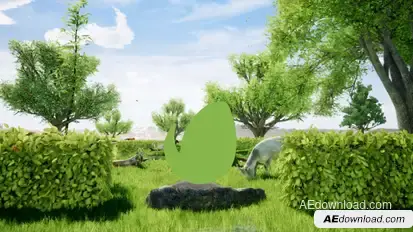 Happy Natural Eid Logo Stings template preview