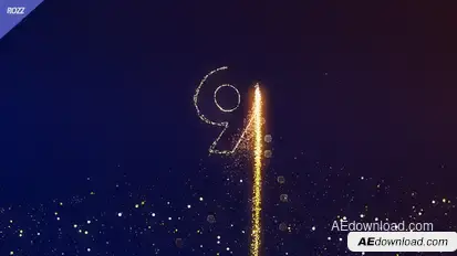Happy New Year 2025 Countdown Logo Stings template preview