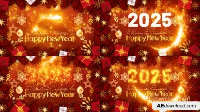 Happy New Year Openers template preview