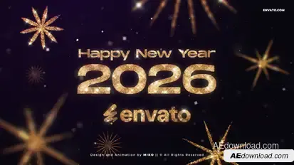 Happy New Year Openers template preview