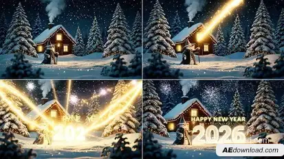 Happy New Year Openers template preview